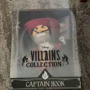 Disney Villains Collection: Captain Hook Plush 13-inch Collectible Plush Doll
